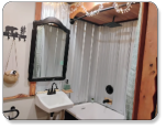 a picture of our Bear's Den Cabin