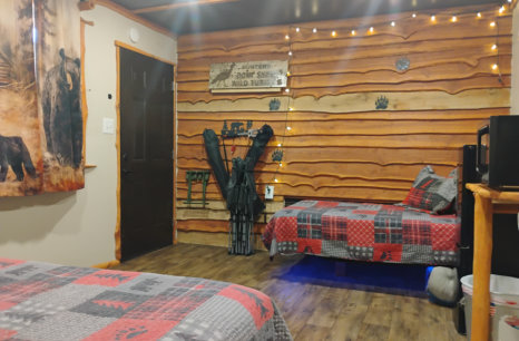 This is what the inside of our cabins look like